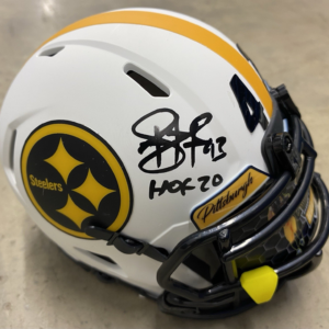 Troy Polamalu Autographed Pittsburgh Steelers Lunar Eclipse Mini Helmet W/ Script & Visor