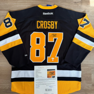 Pittsburgh Penguins Sidney Crosby Signed Autographed Authentic Reebok Jersey JSA LOA