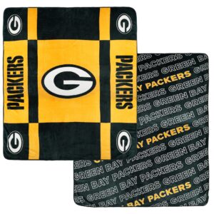 Green Bay Packers Pegasus 60” x 70” Reverse Block Double-Sided Ultra Cozy Blanket