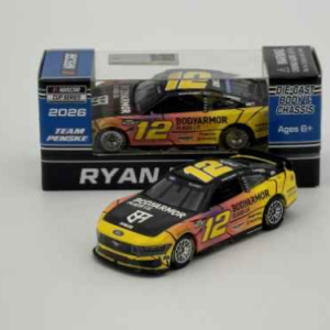 Ryan Blaney #12 Ford Mustang 2026 BodyArmor Flash I.V. Caffeine 1:64 Nascar Diecast