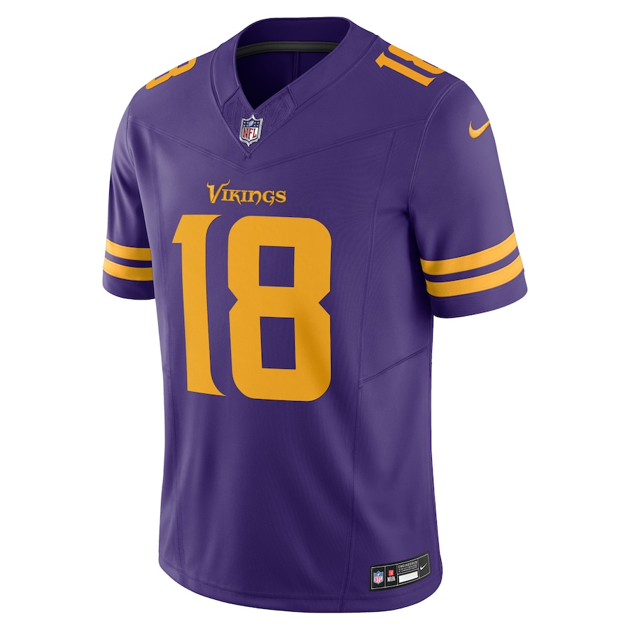 Justin Jefferson Jersey - NEW Men's Large Purple LSU Tigers - Ships From USA