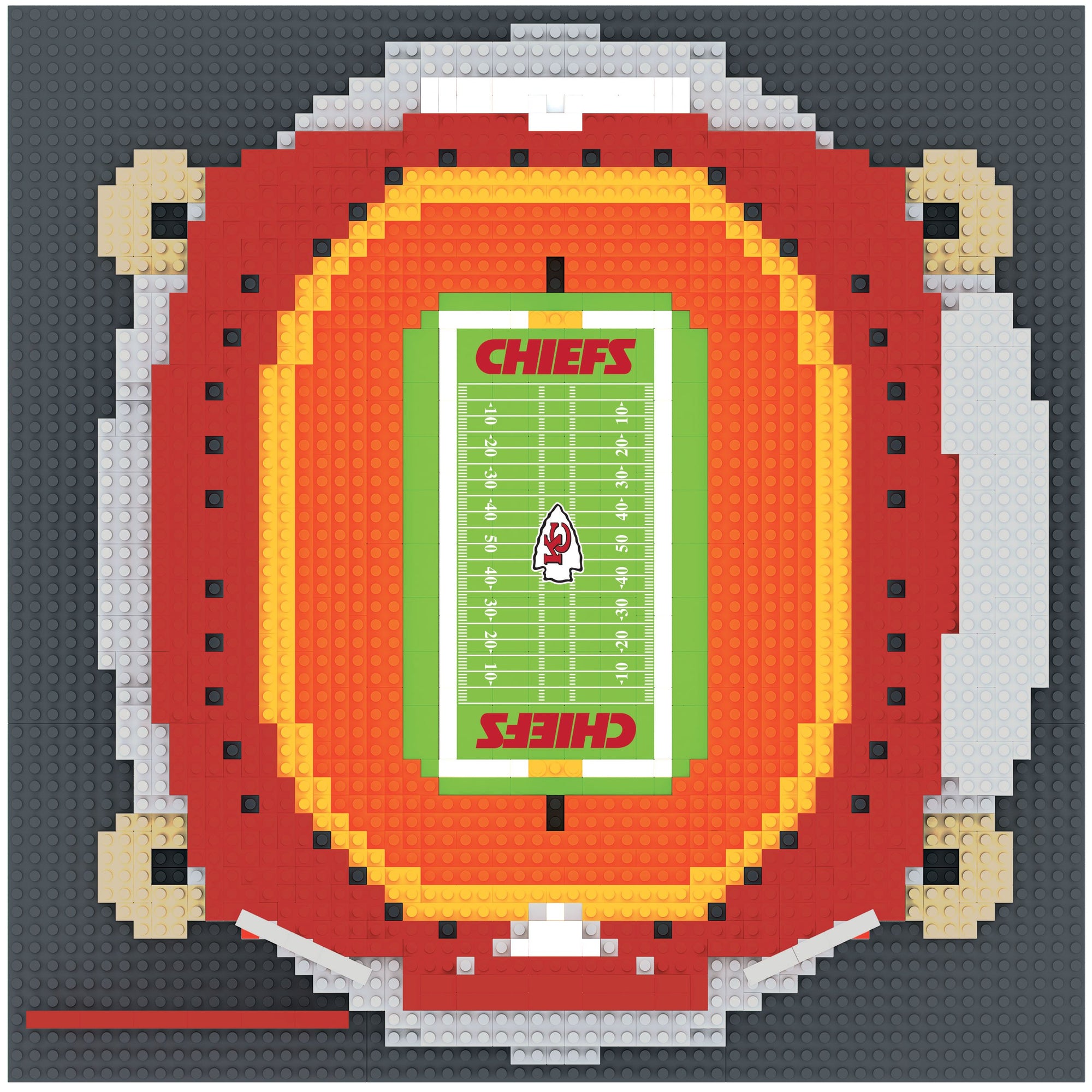 Arrowhead stadium lego discount set