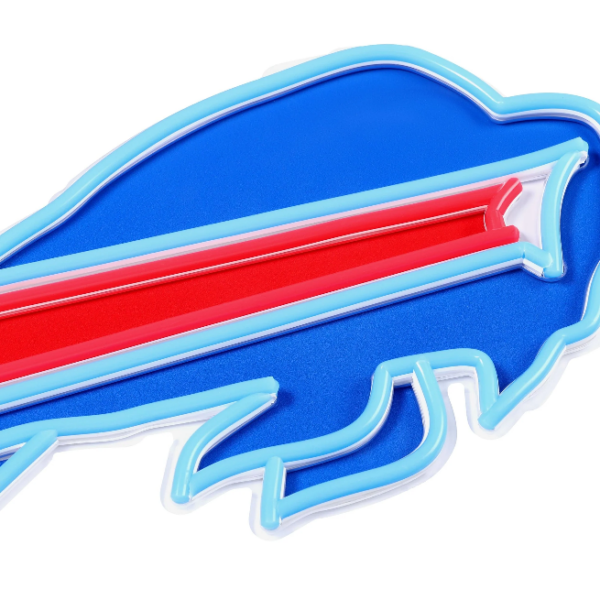 BUFFALO BILLS LED NEON LIGHT UP TEAM LOGO SIGN - Image 5