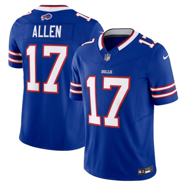 Buffalo Bills Josh Allen Nike Blue Vapor F.U.S.E. Limited Jersey - Image 2