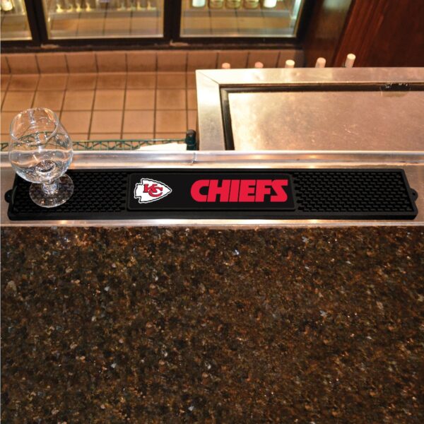 Kansas City Chiefs 4" x 24" Vinyl Bar Mat