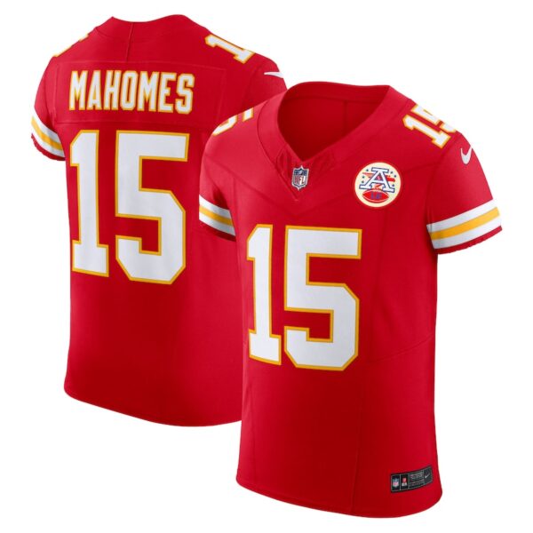 Patrick Mahomes Kansas City Chiefs Nike Vapor F.U.S.E. Elite Jersey - Red - Image 2