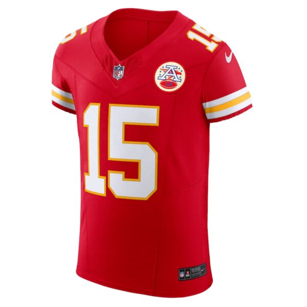 Patrick Mahomes Kansas City Chiefs Nike Vapor F.U.S.E. Elite Jersey - Red - Image 3