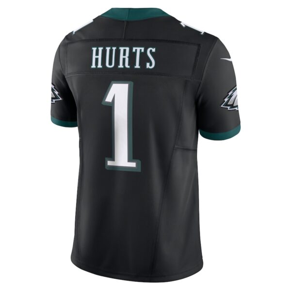 Jalen Hurts Philadelphia Eagles Nike Alternate Vapor F.U.S.E. Limited Jersey - Black - Image 4