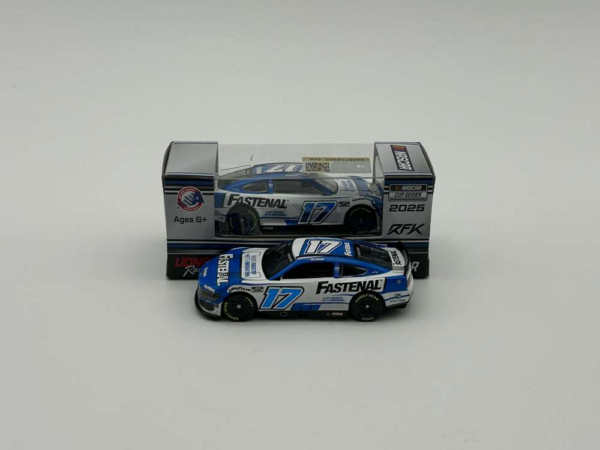 Chris Buescher 2025 Fastenal 1:64 Nascar Diecast - FOIL NUMBER DIECAST - Image 3