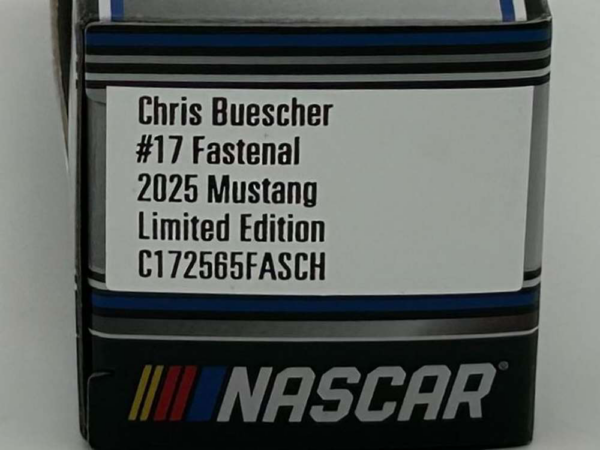 Chris Buescher 2025 Fastenal 1:64 Nascar Diecast - FOIL NUMBER DIECAST - Image 5