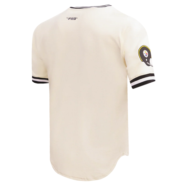 PITTSBURGH STEELERS PRO STANDARD WHITE RETRO CLASSIC MEN'S TEE - Image 4