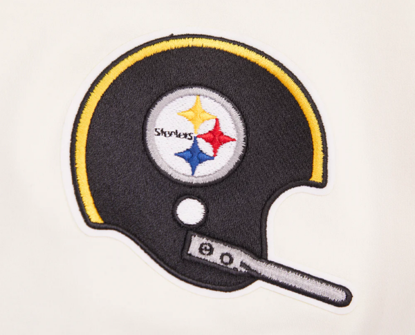 PITTSBURGH STEELERS PRO STANDARD WHITE RETRO CLASSIC MEN'S TEE - Image 7