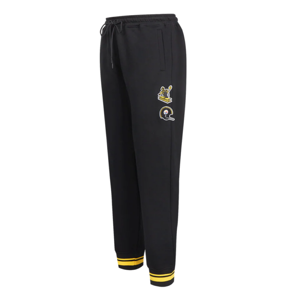 PITTSBURGH STEELERS PRO STANDARD BLK RETRO CLASSIC WOMEN'S SWEATPANT - Image 2