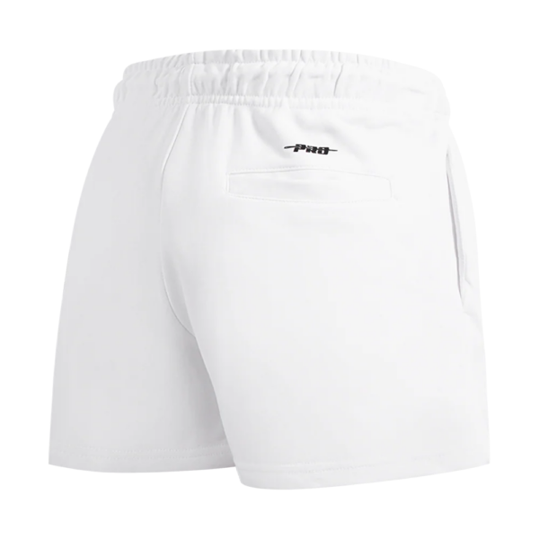 PITTSBURGH STEELERS PRO STANDARD WHITE CLASSIC WOMEN'S FLEECE SHORT - Image 4