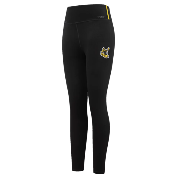 PITTSBURGH STEELERS PRO STANDARD BLK RETRO CLASSIC WOMEN'S JERSEY LEGGING