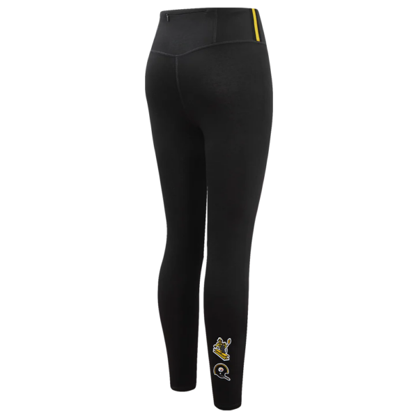 PITTSBURGH STEELERS PRO STANDARD BLK RETRO CLASSIC WOMEN'S JERSEY LEGGING - Image 5