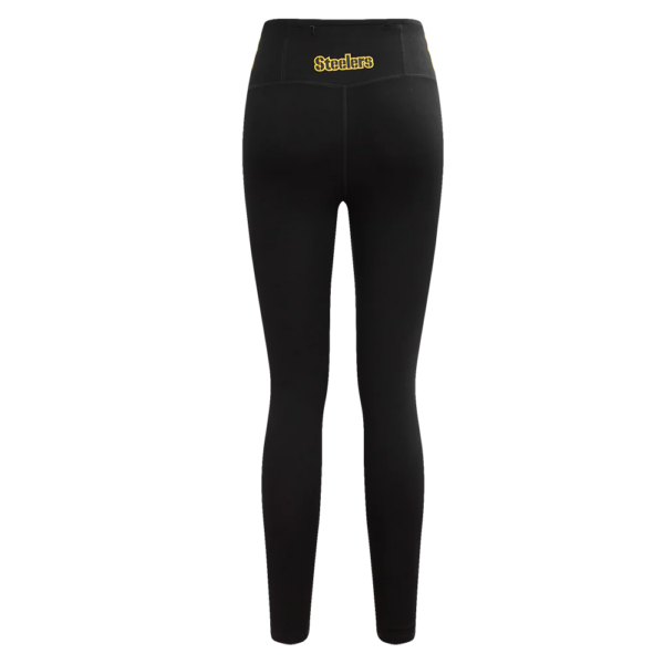 PITTSBURGH STEELERS PRO STANDARD BLK CLASSIC WOMEN'S JERSEY LEGGING - Image 6