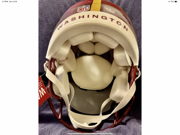 Jayden Daniels Washington Commanders  Signed Full Size Authentic Helmet With Visor Fanatics - Image 7