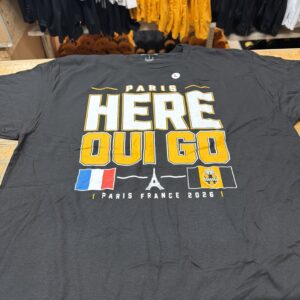 Pittsburgh Steelers Paris Here Oui Go BLK Shirt