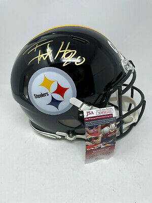TJ WATT Pittsburgh Steelers SIGNED Full-Size Speed Authentic Helmet JSA COA